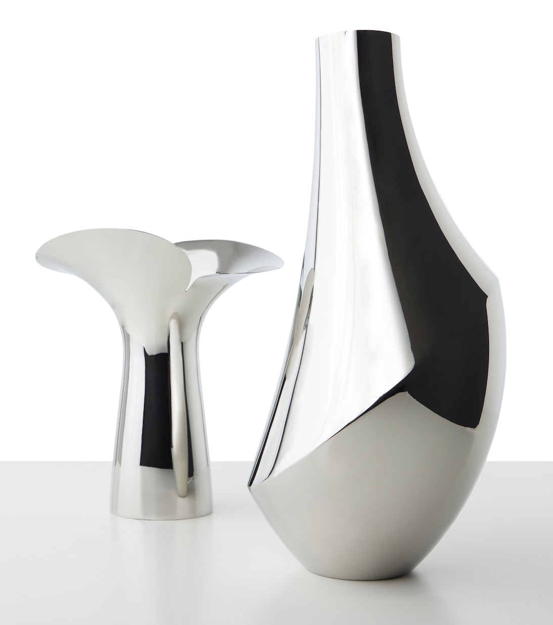 Flora Large stainless steel vase by Todd Bracher | Georg Jensen