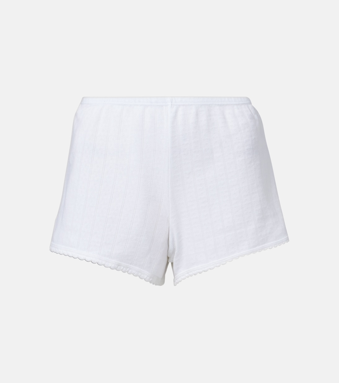 Pointelle cotton shorts | Leset