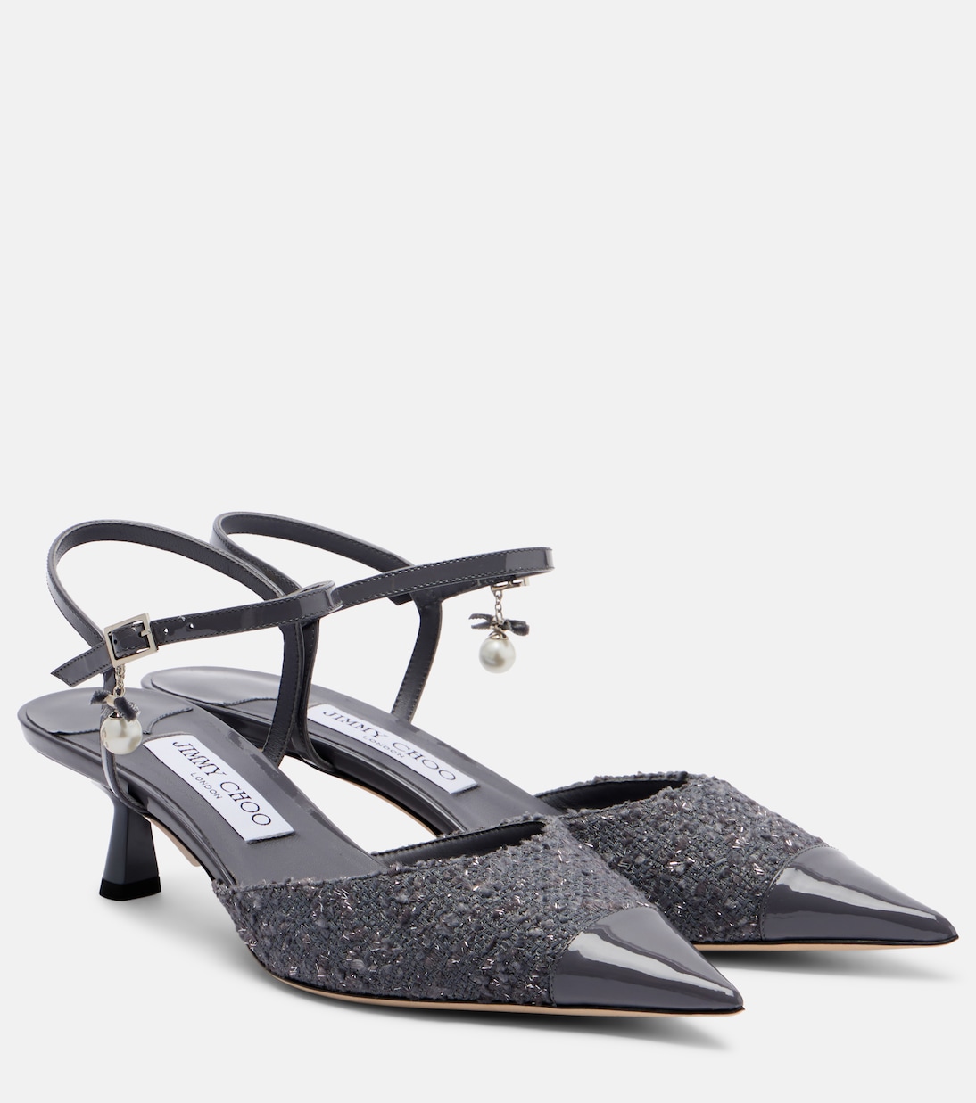 Slingback-Pumps Aren aus Tweed und Leder | Jimmy Choo
