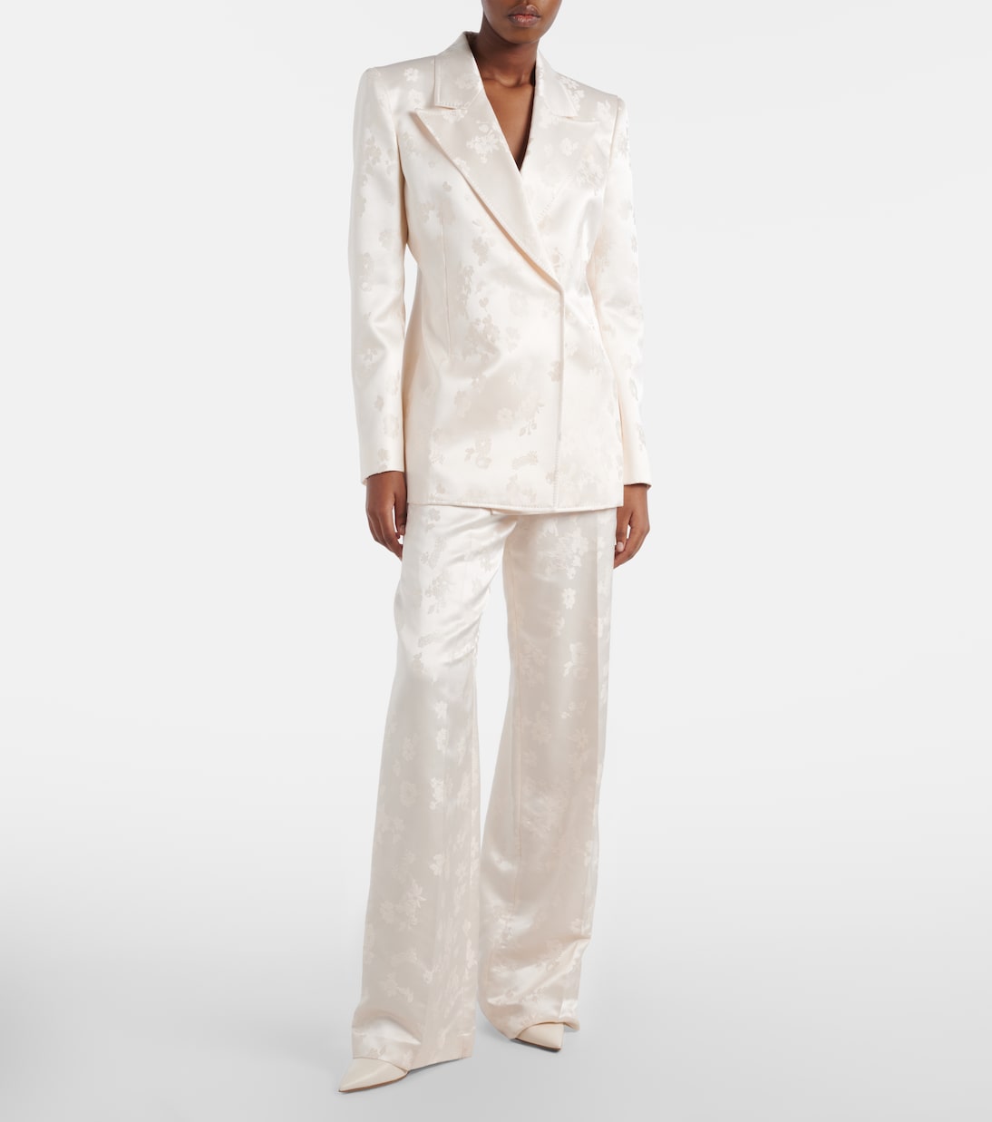 Blazer Aleah brodé en soie | Gabriela Hearst