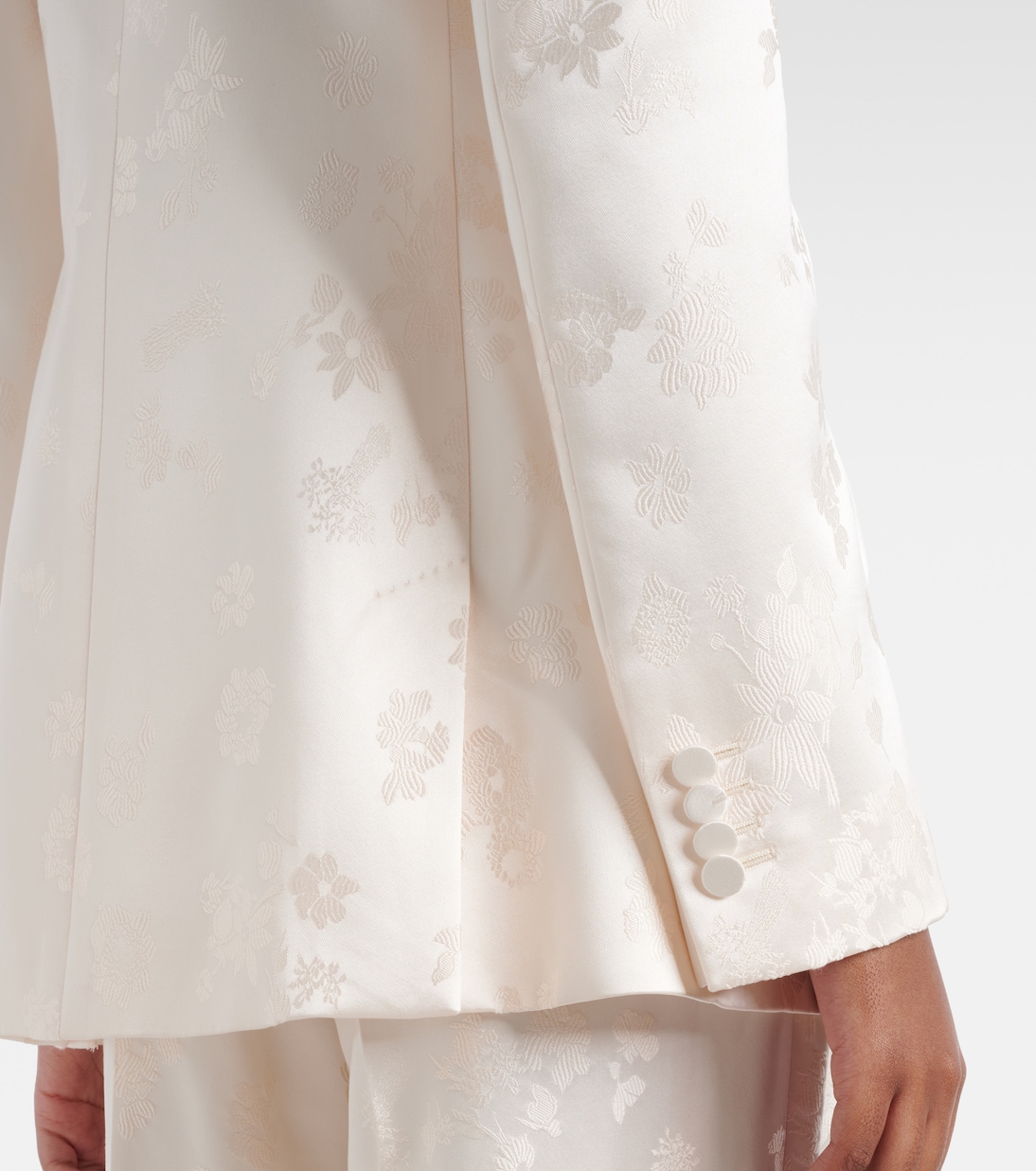 Blazer Aleah brodé en soie | Gabriela Hearst