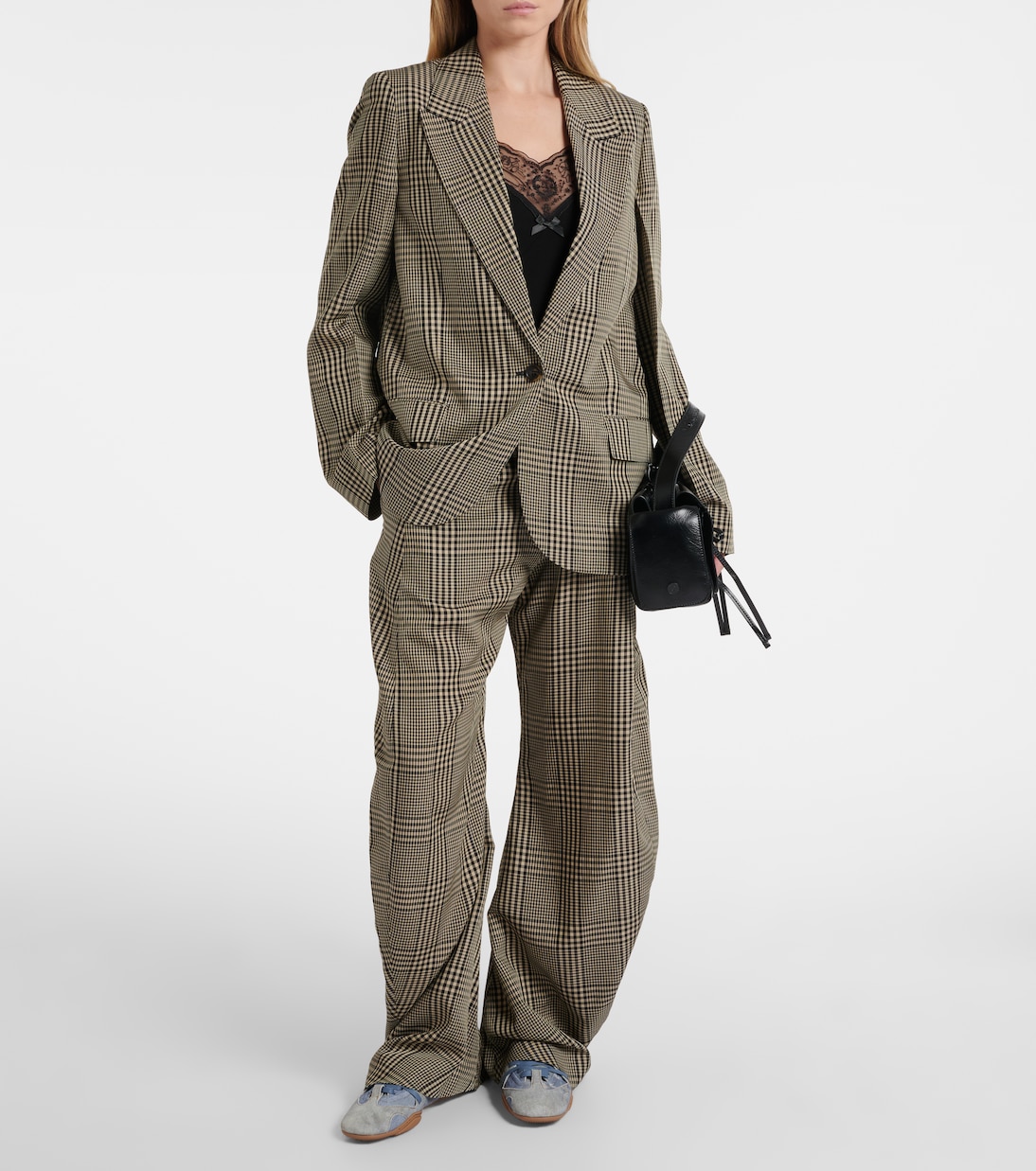 Trompe l'œil leather flats | Acne Studios