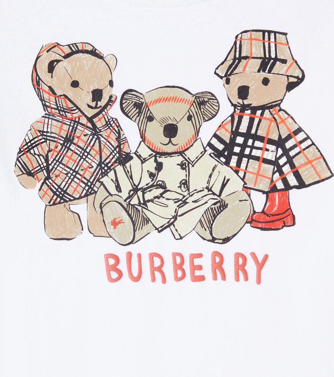Bébé – Grenouillère Thomas Bear en coton | Burberry Kids
