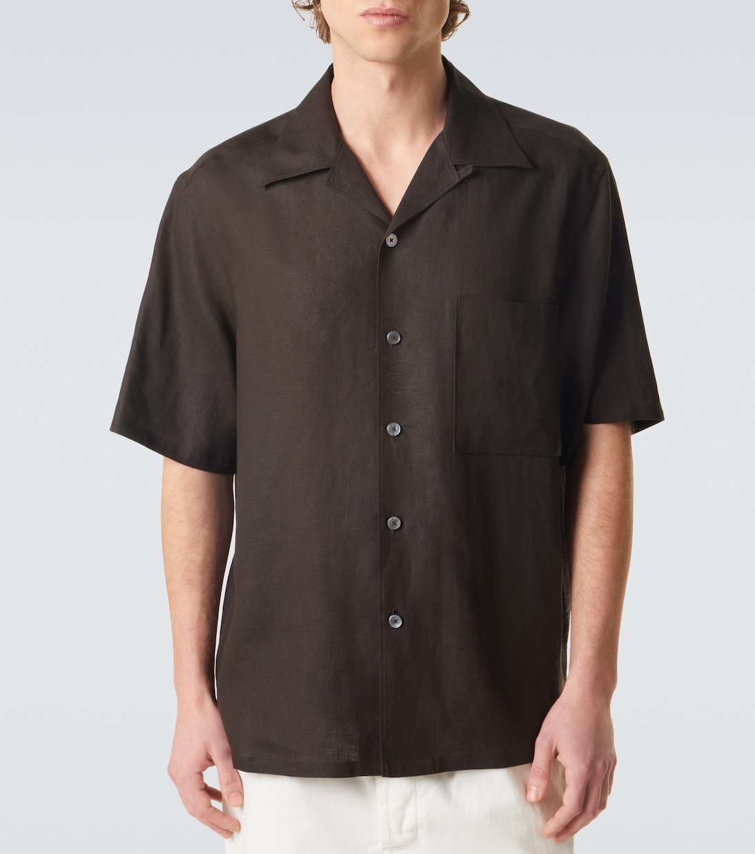 Linen bowling shirt | Zegna