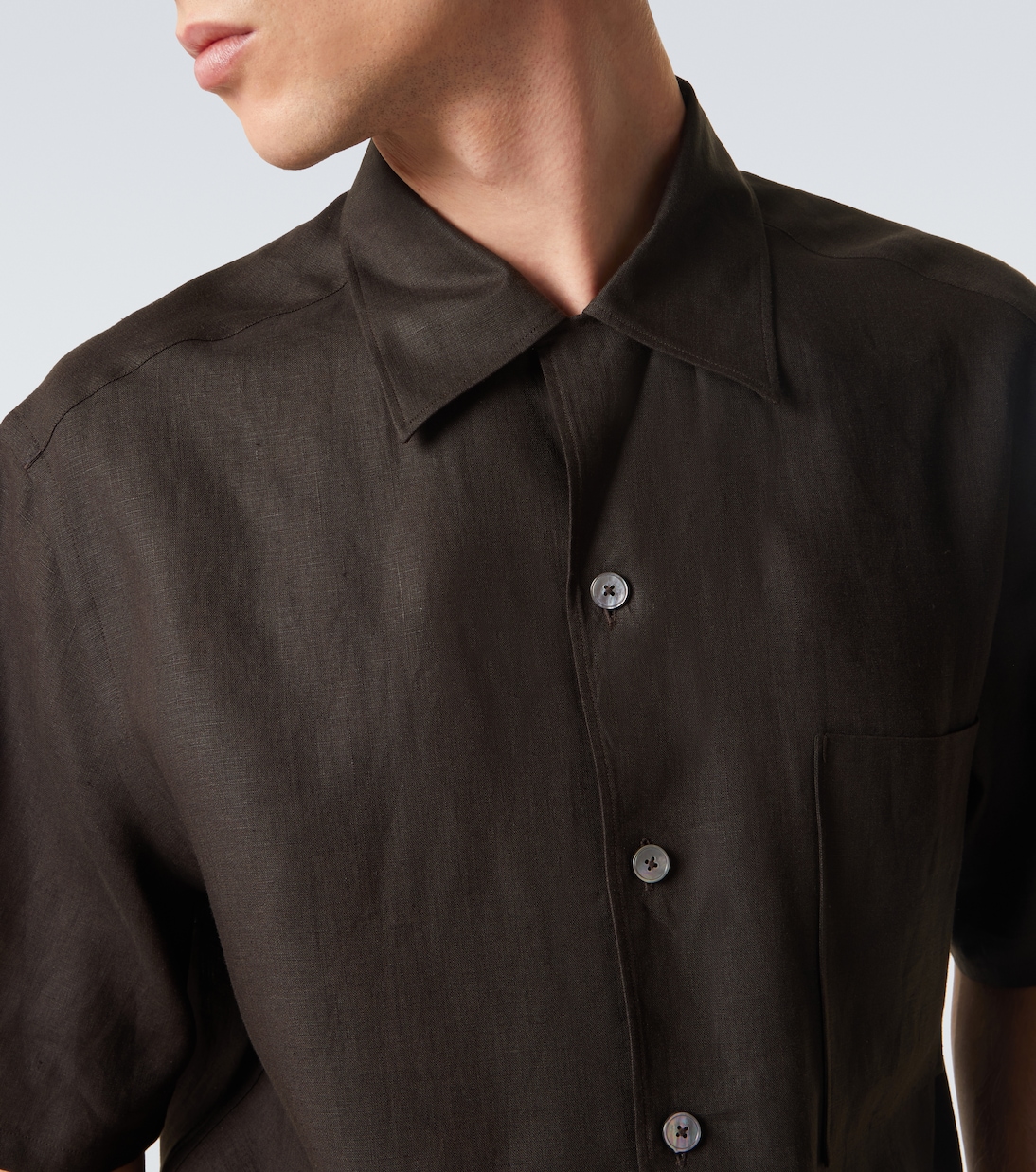 Linen bowling shirt | Zegna