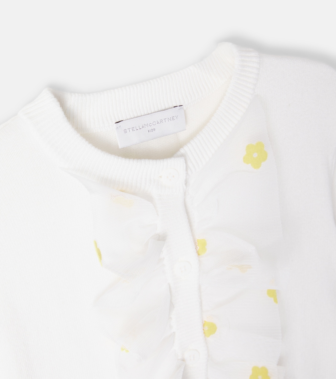 Cardigan en coton à fleurs | Stella McCartney Kids