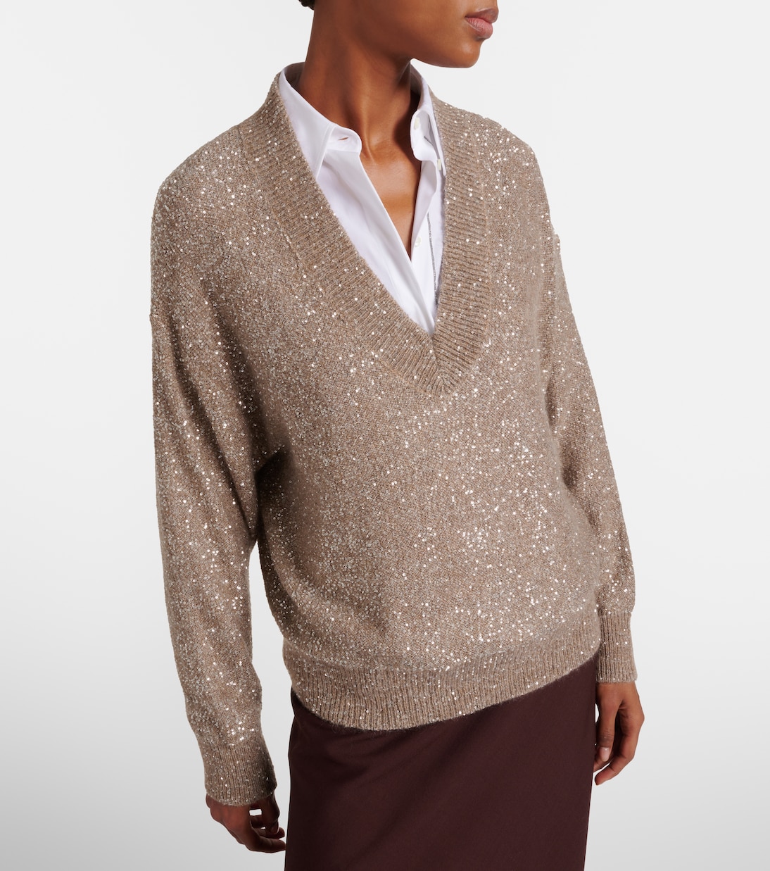 Sequined sweater | Brunello Cucinelli