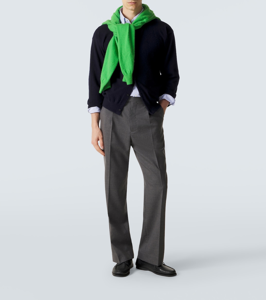 Cardigan en cachemire et coton | Auralee