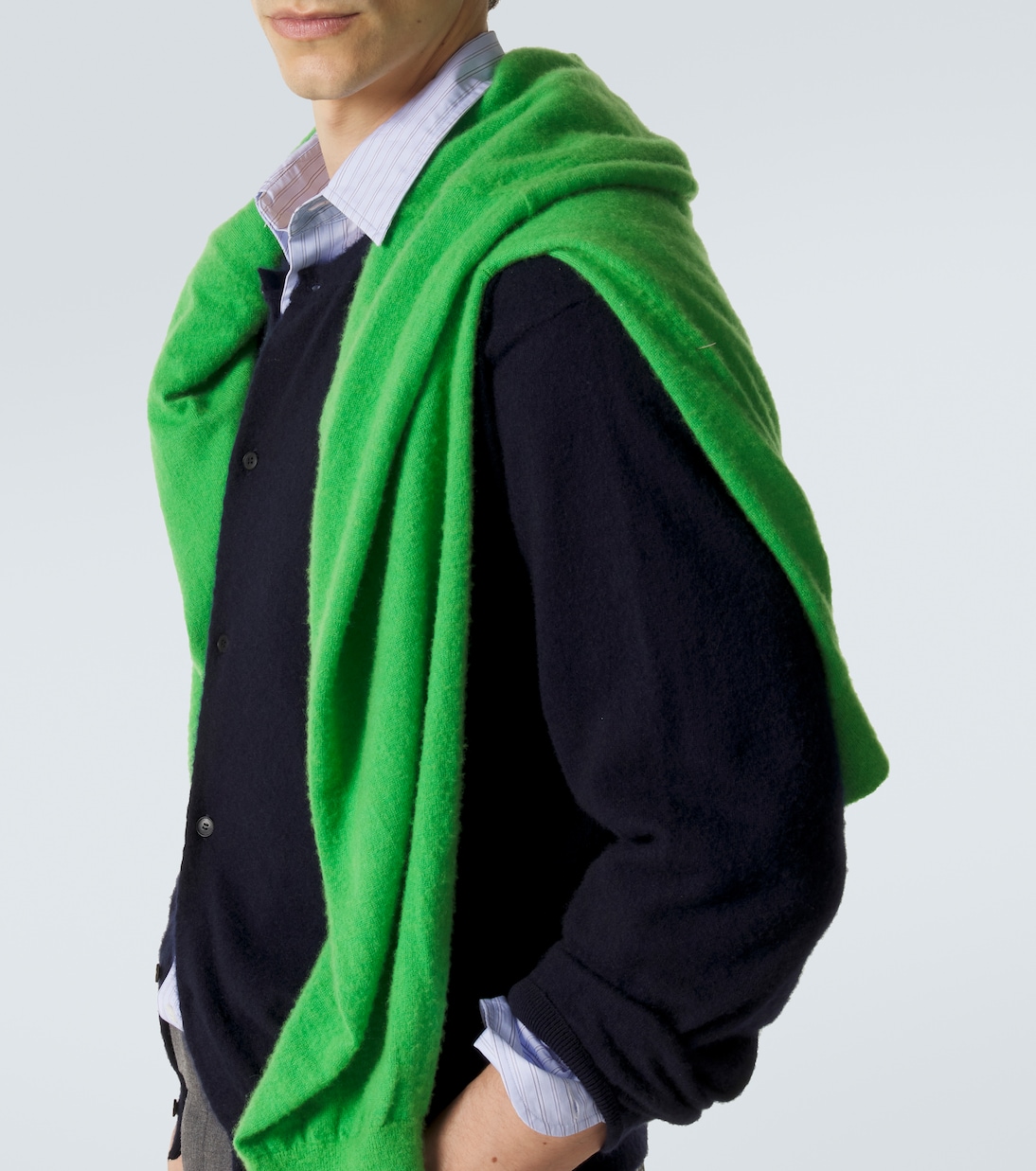 Cardigan en cachemire et coton | Auralee