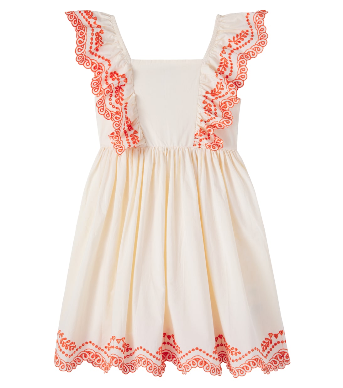 Clementine ruched cotton dress | Molo