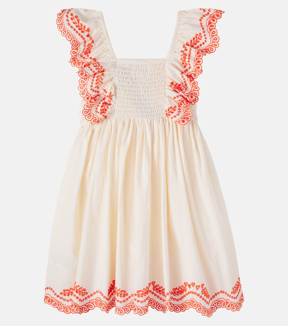 Clementine ruched cotton dress | Molo