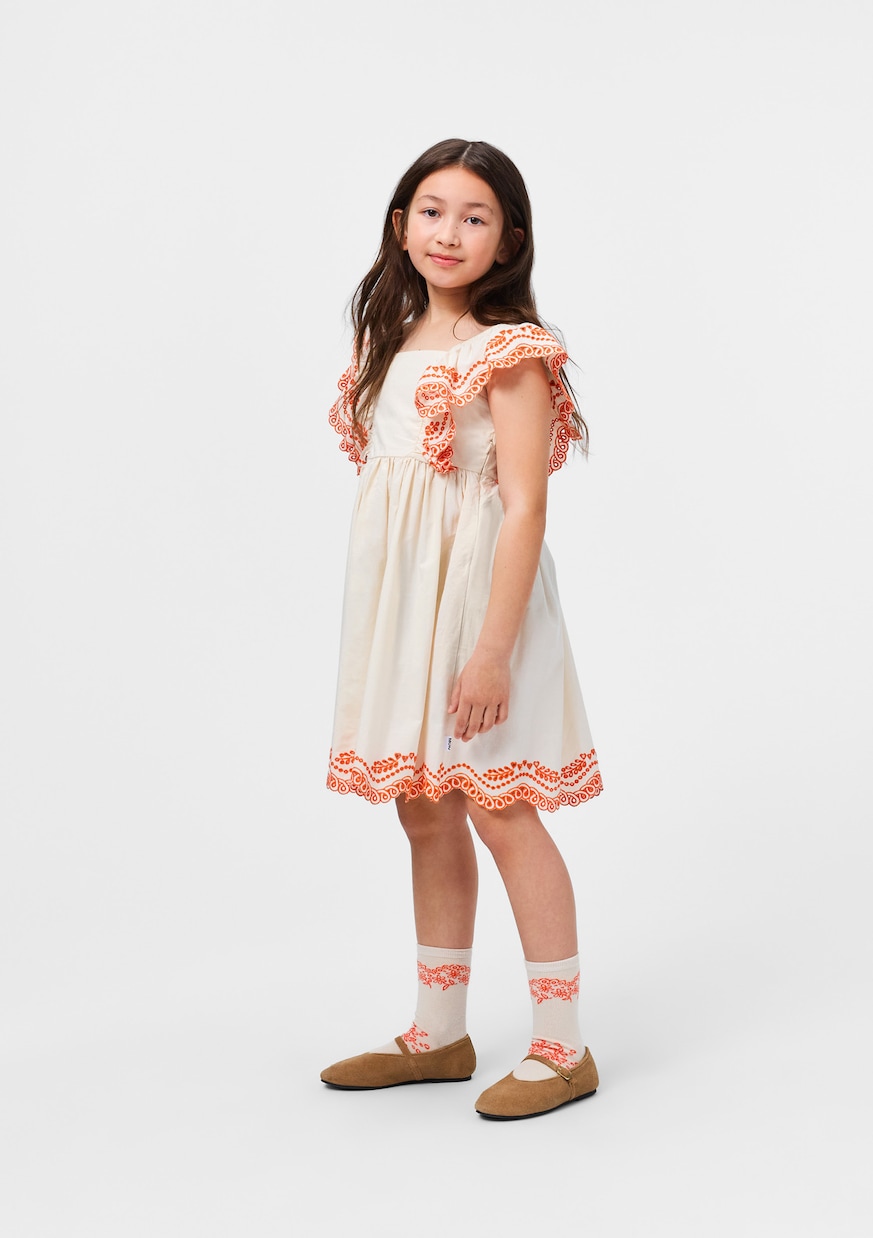 Clementine ruched cotton dress | Molo
