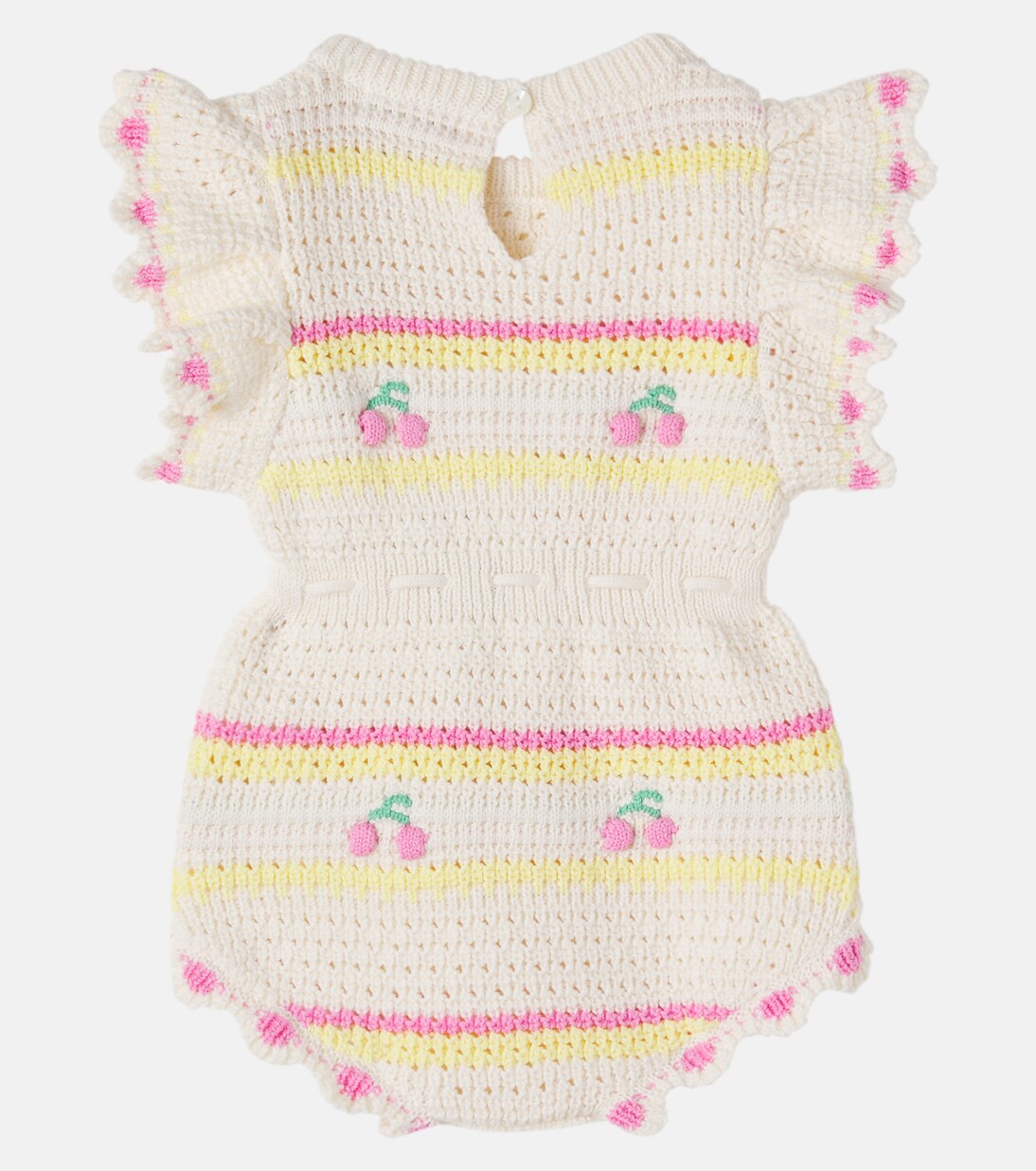 Baby Bestickter Spieler Paloma aus Baumwolle | Bebe Organic