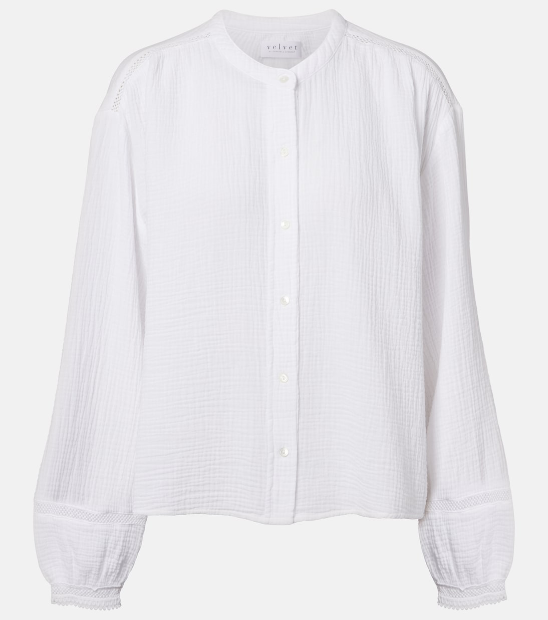 Taria cotton muslin shirt | Velvet