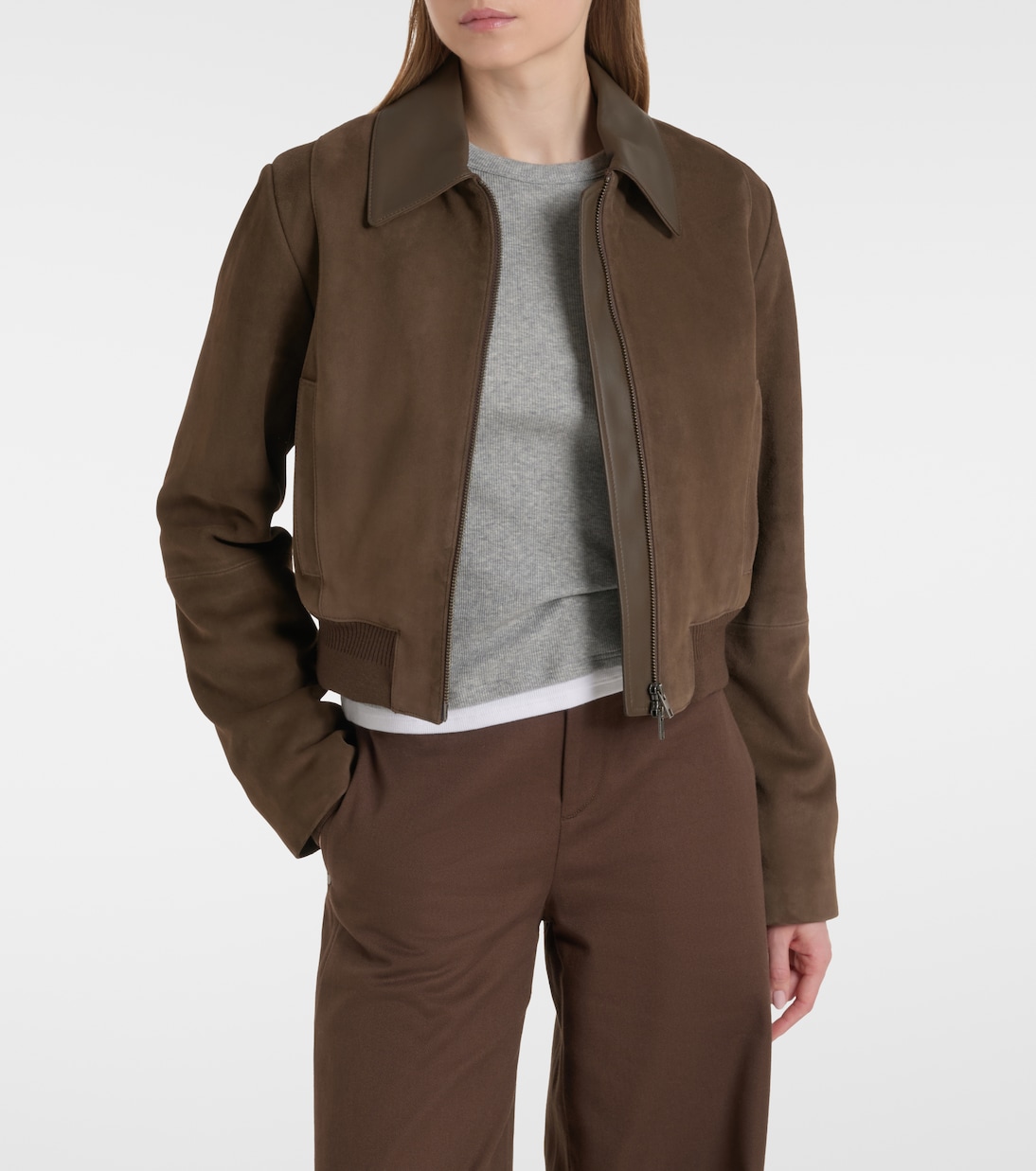 Suede blouson jacket | Vince