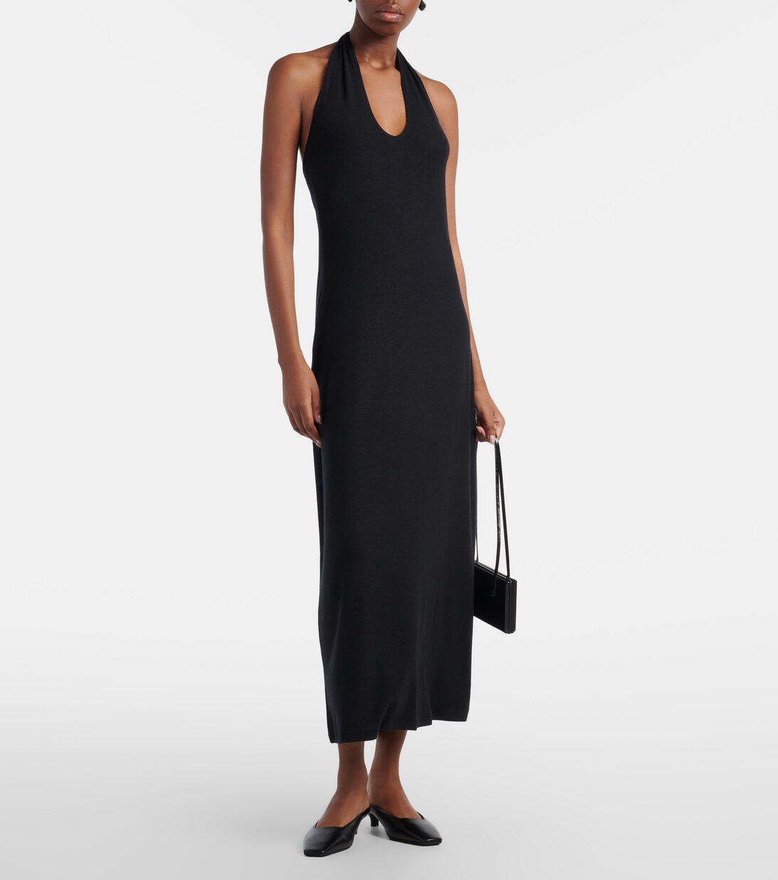 Lauren halterneck jersey maxi dress | Leset