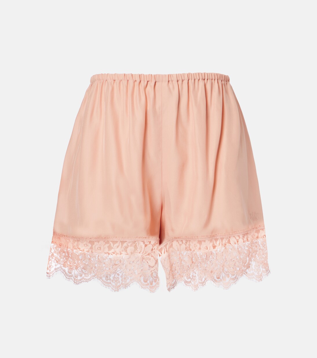 Lace-trimmed silk shorts | Stella McCartney