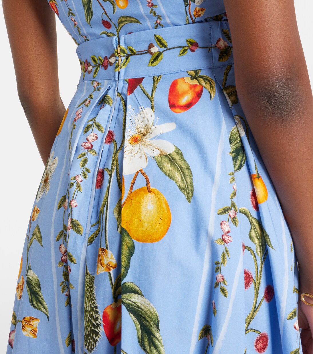 Delta印花棉质加长半身裙 | Agua by Agua Bendita