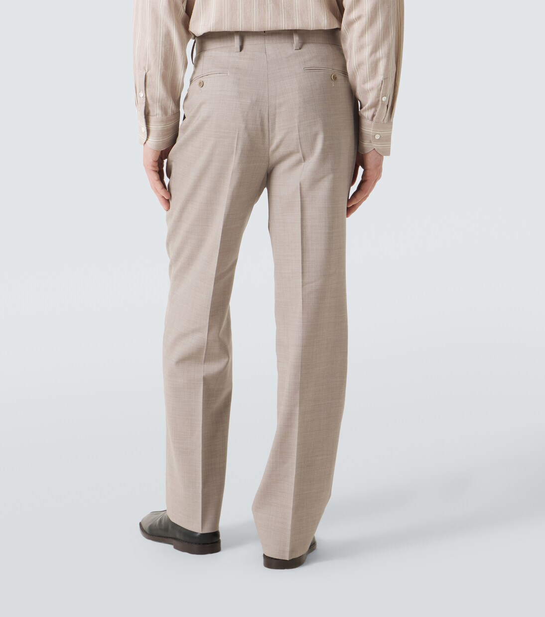 Pleated wool wide-leg pants | Stòffa