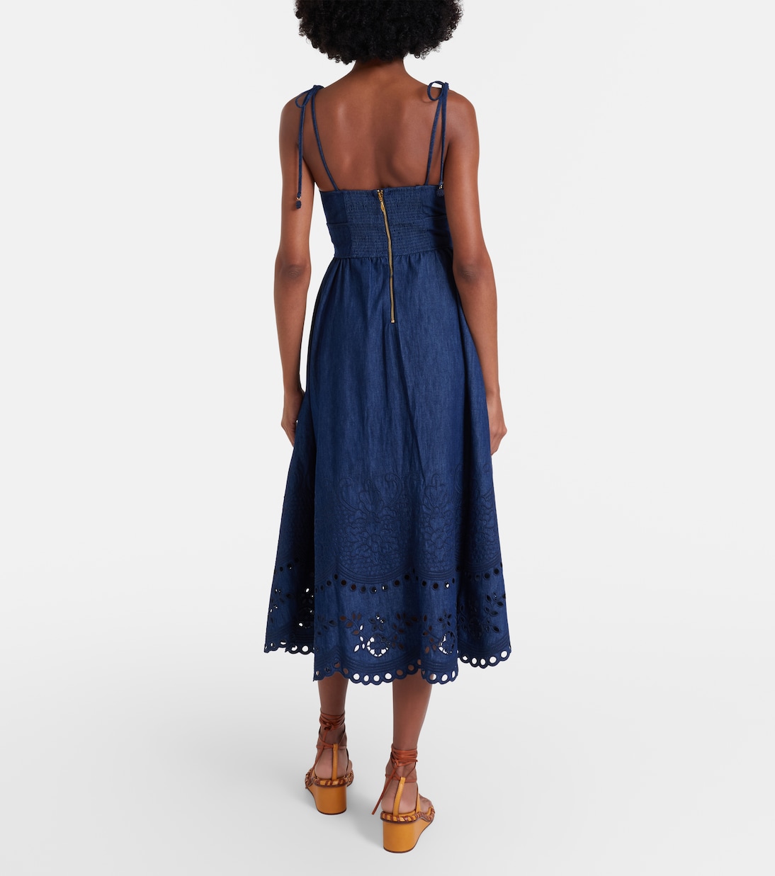 Midikleid Mahon aus Denim | Zimmermann
