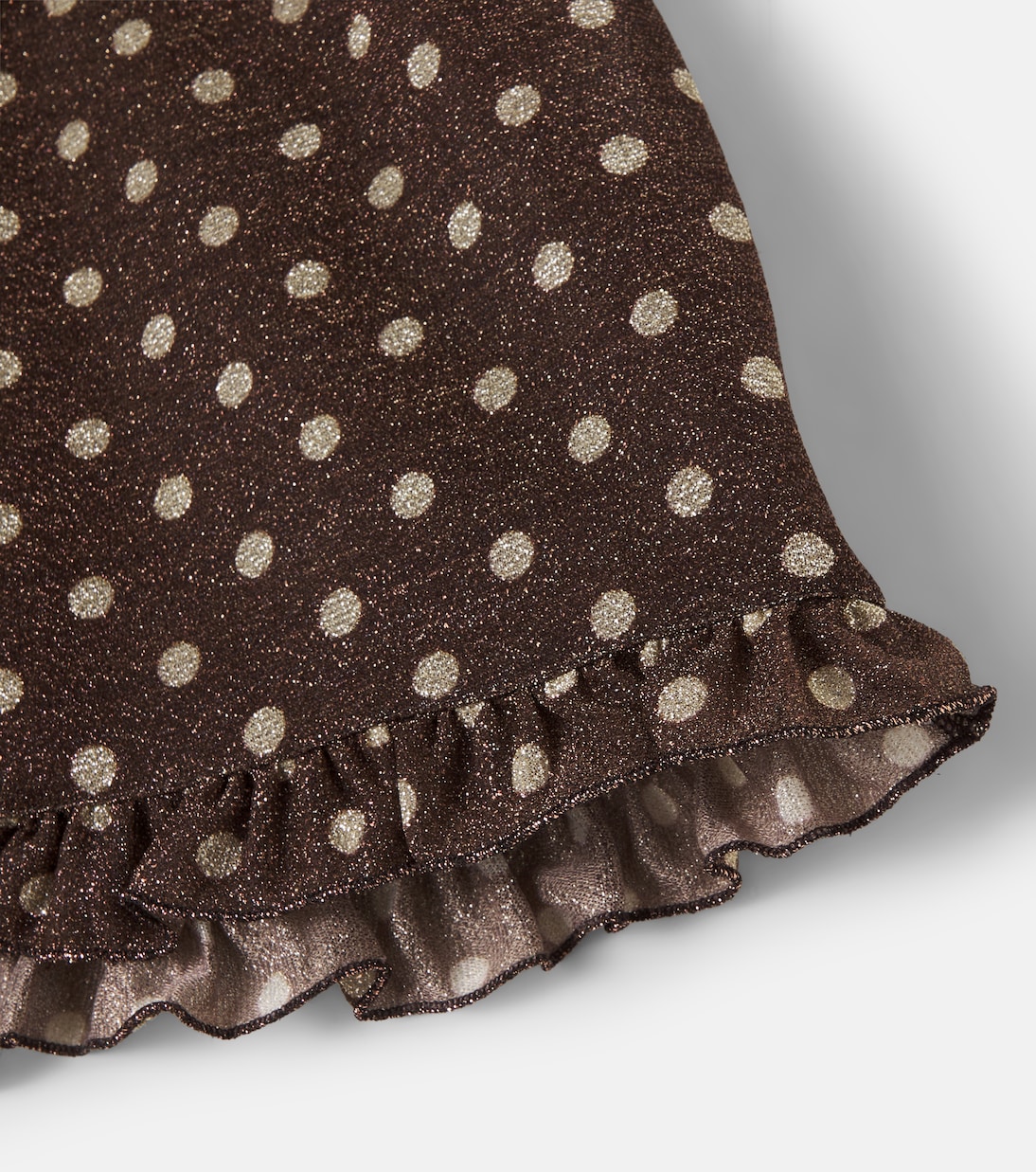 Top Osemini Lumière à pois et à volants | Oséree Kids