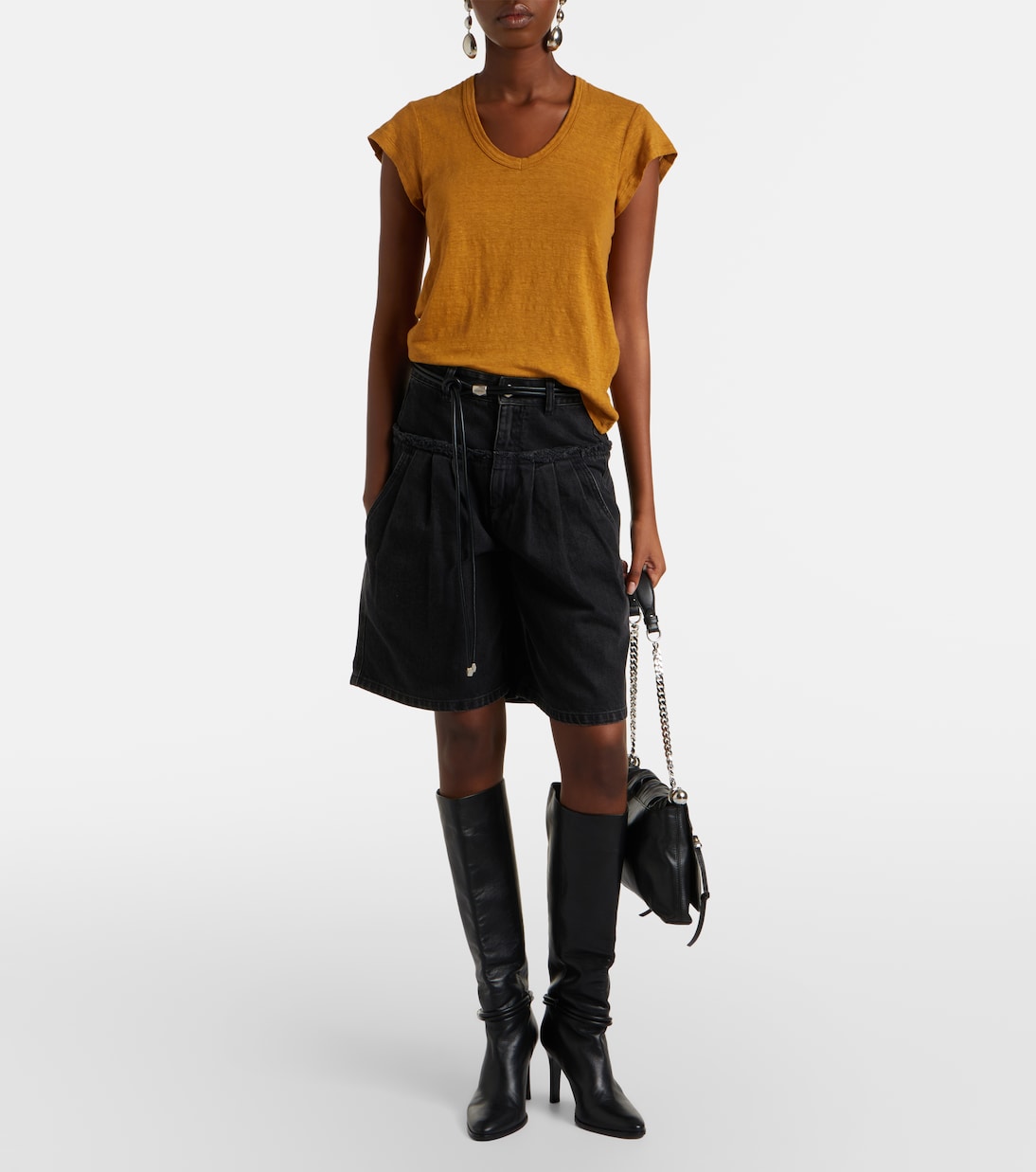 T-shirt Zankou in lino | Marant Etoile