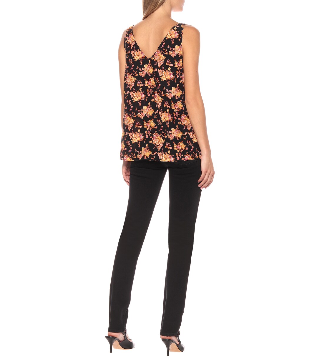 Top imprimé en soie | Stella McCartney