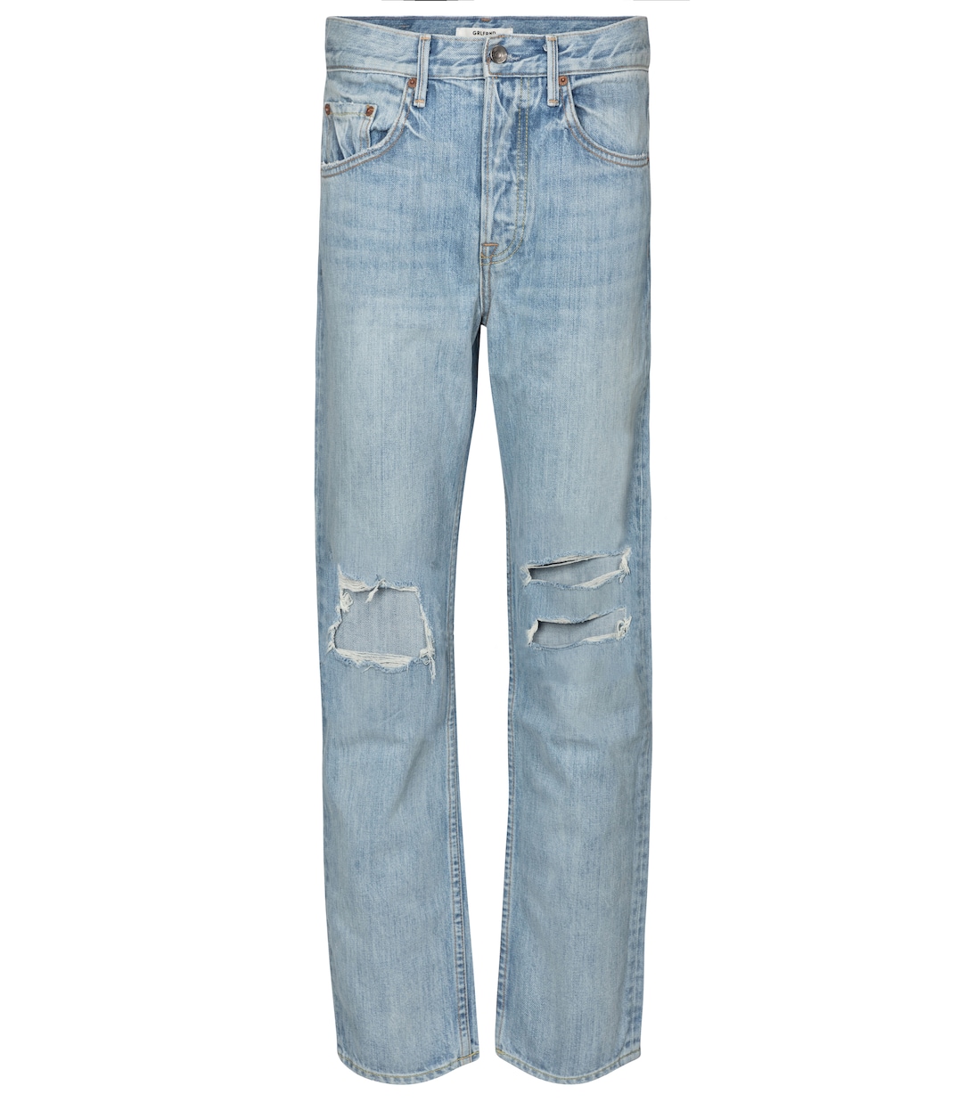 Mid-Rise Distressed Jeans Isabeli | GRLFRND