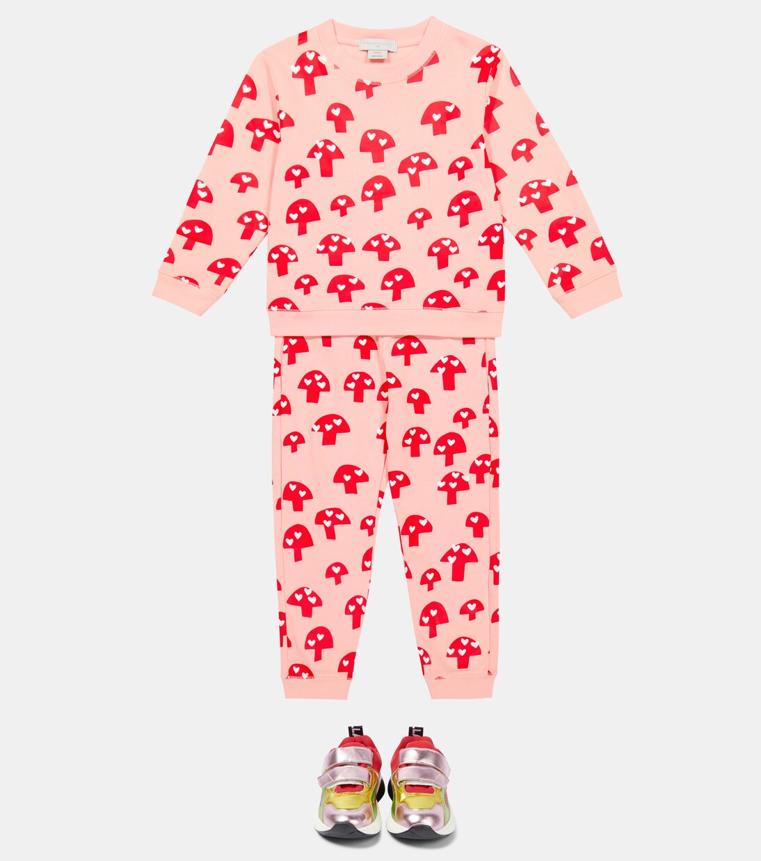 Printed sweatshirt and sweatpants set | Stella McCartney Kids