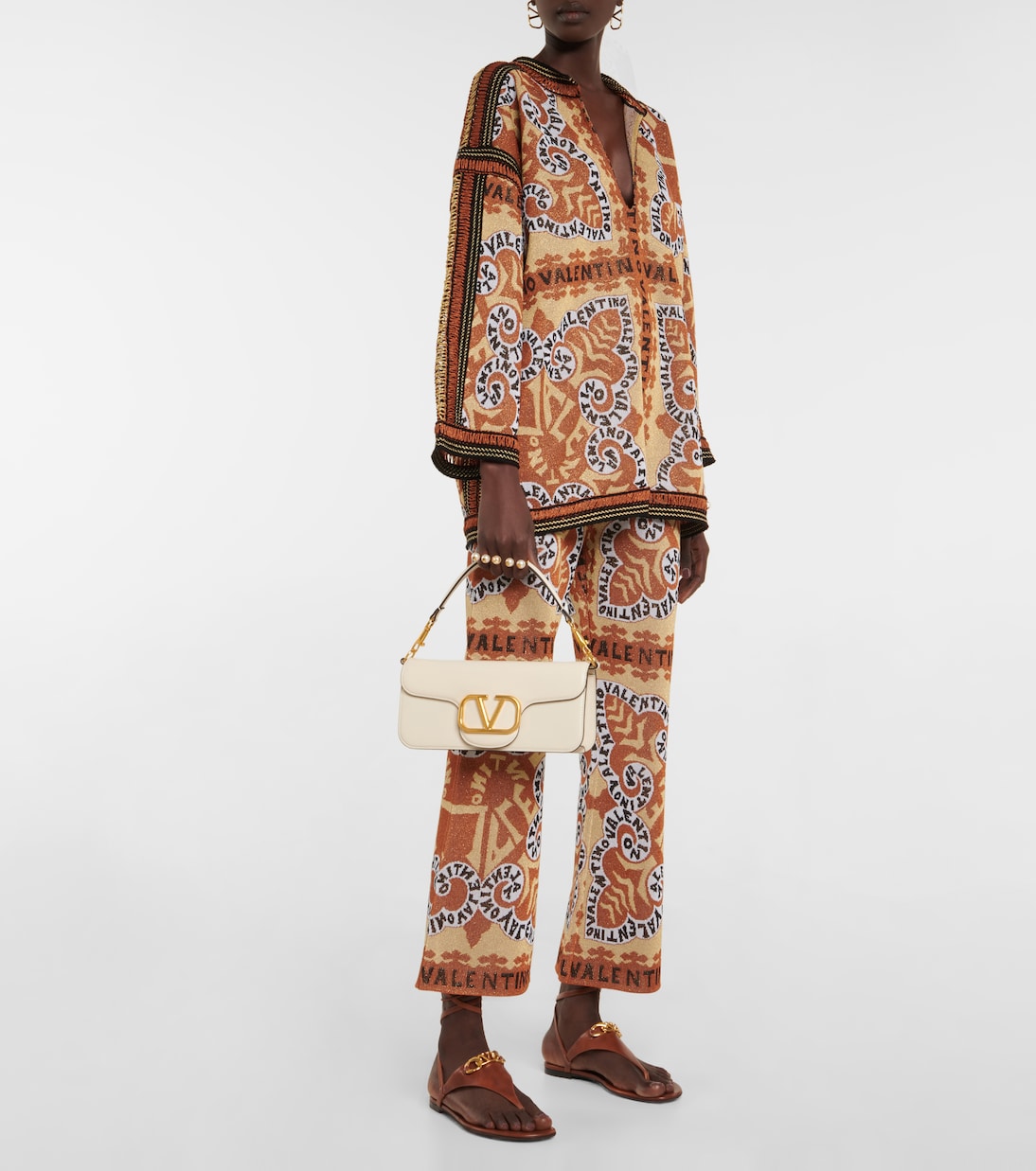 Schultertasche Locò Medium aus Leder | Valentino Garavani