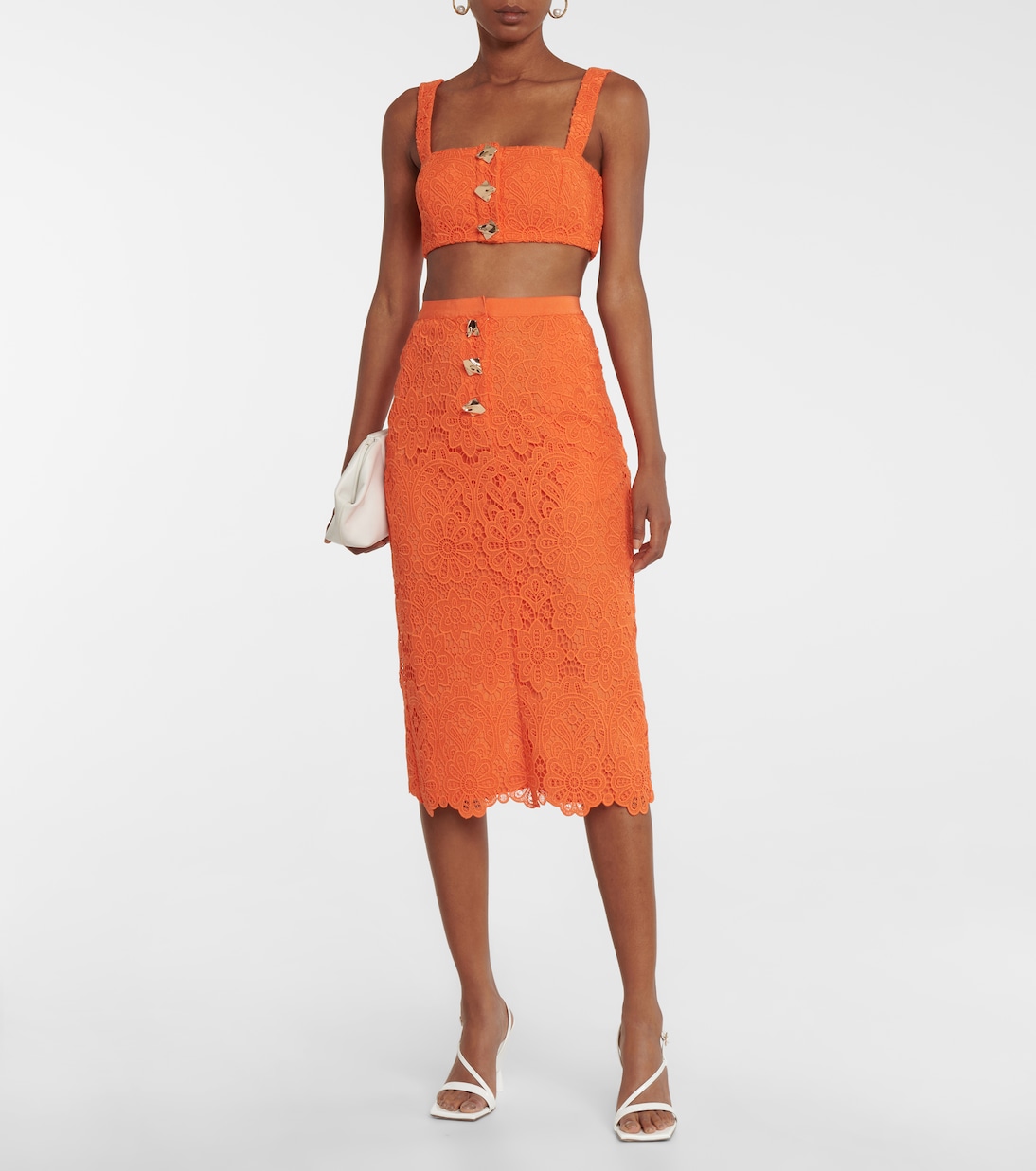 Lace pencil skirt | Self-Portrait