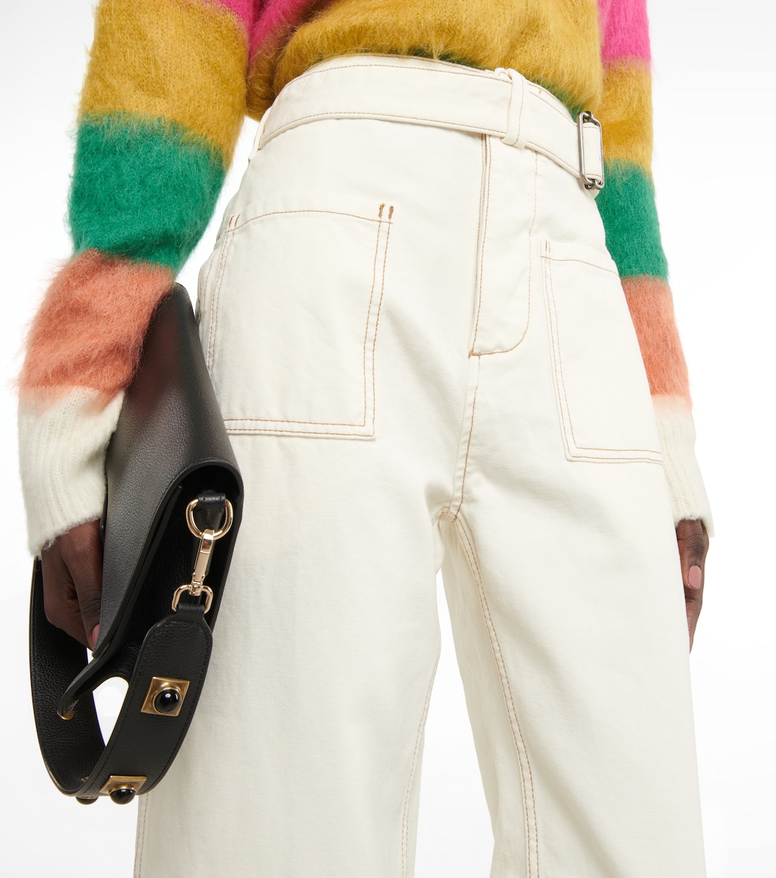 Low-Rise-Hose aus Baumwoll-Canvas | Etro