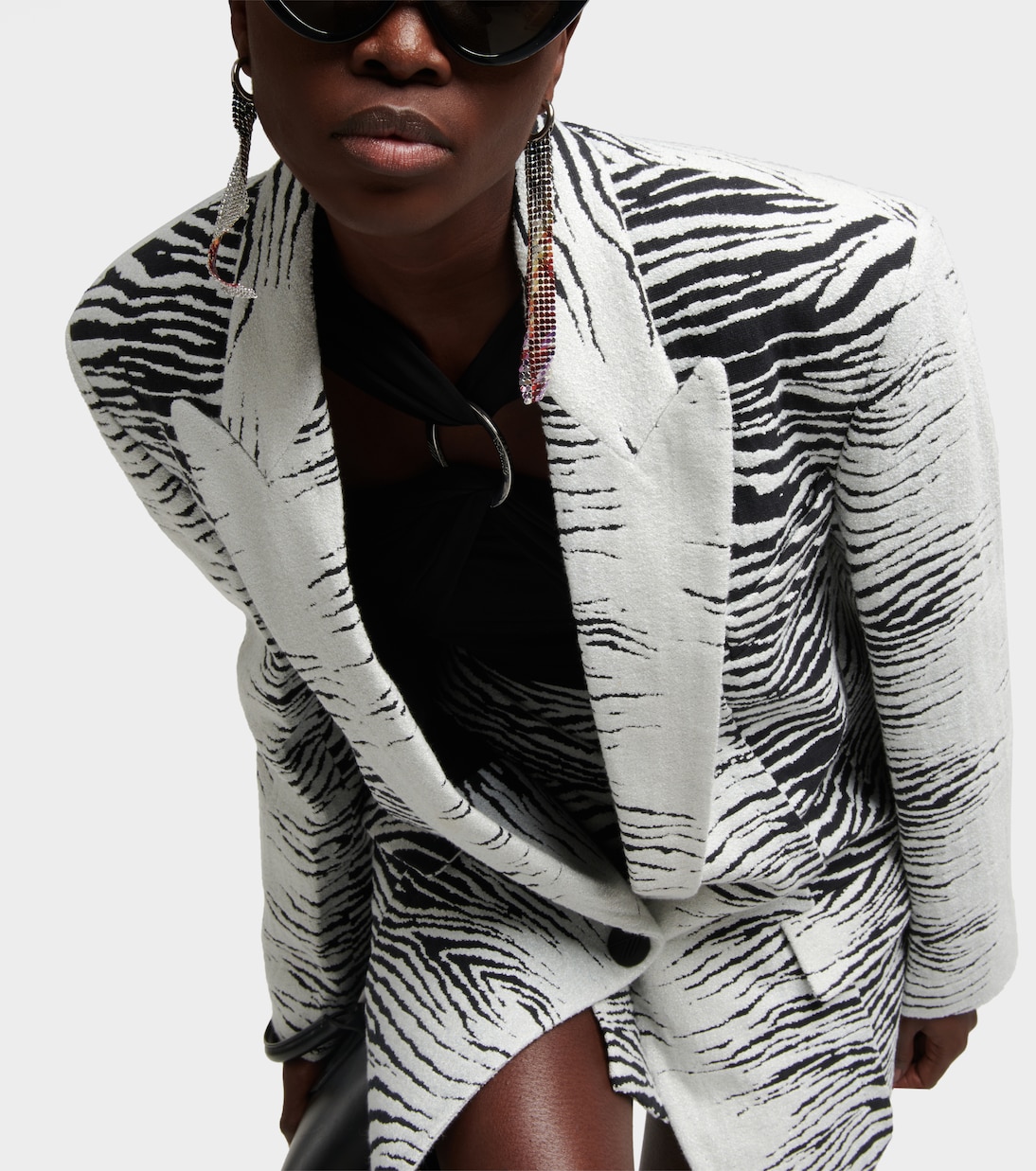 Blazer Glen aus Jacquard | The Attico