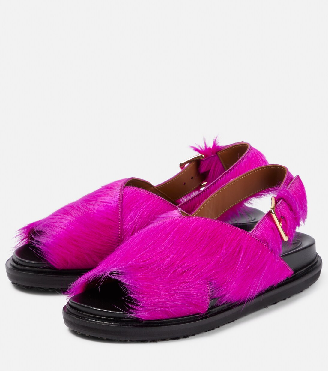 Fussbett calf hair sandals | Marni