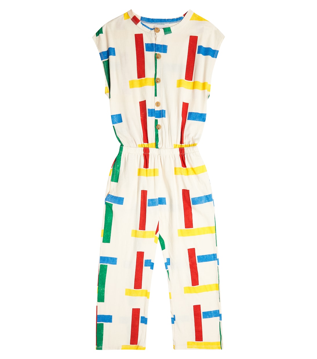 Printed cotton jumpsuit | Bobo Choses