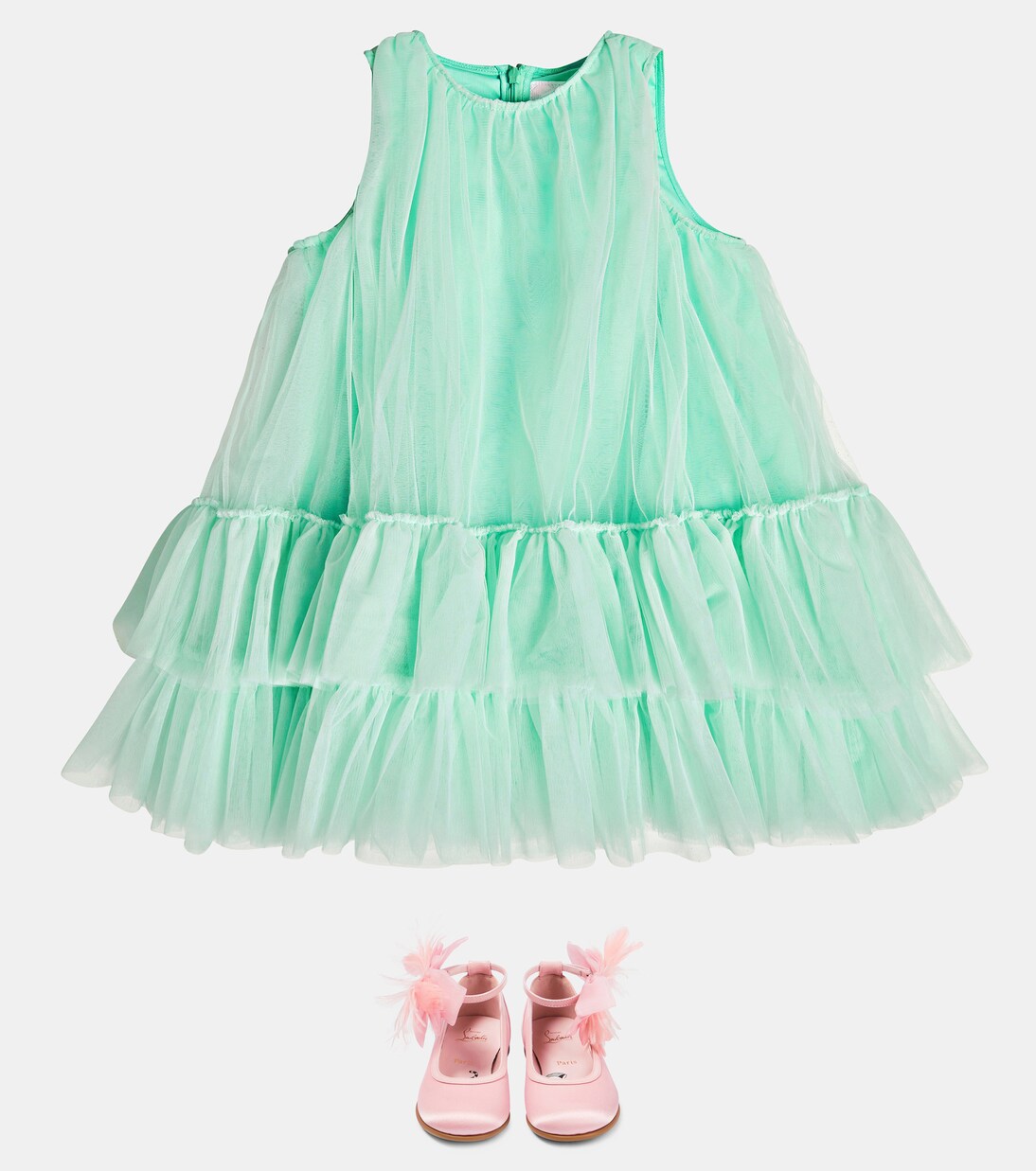 Tiered tulle dress | Caroline Bosmans