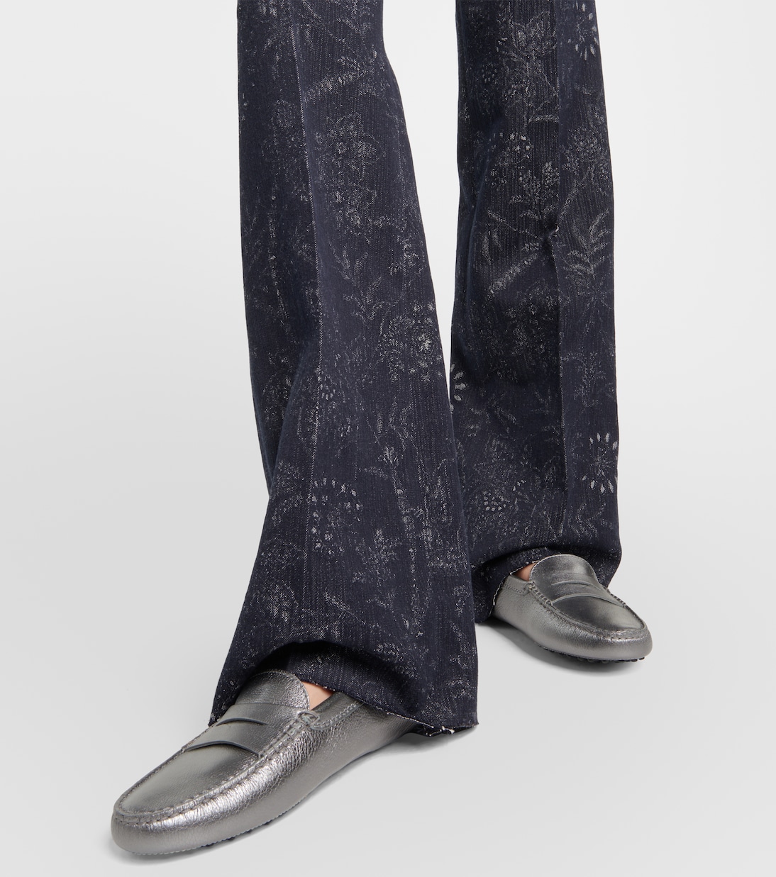 Mokassins aus Metallic-Leder | Tod's