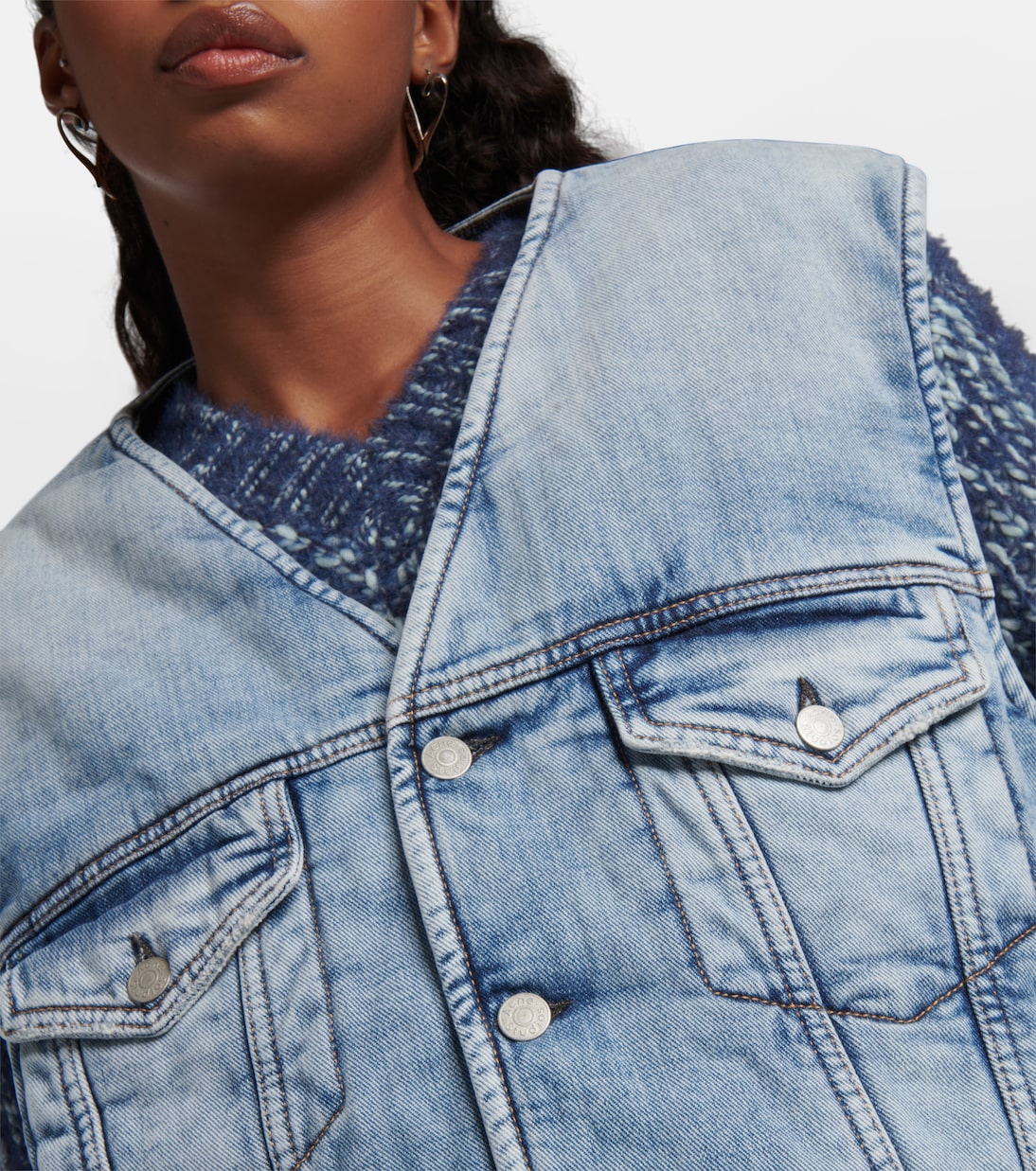 Oversize-Jeansweste | Acne Studios