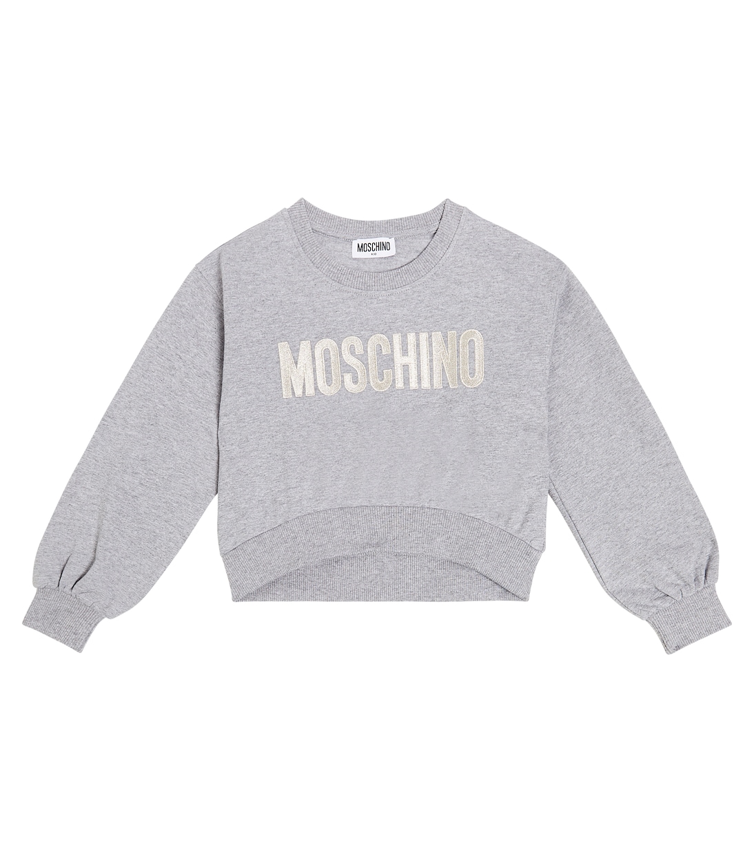 Logo cotton jersey sweatshirt | Moschino Kids