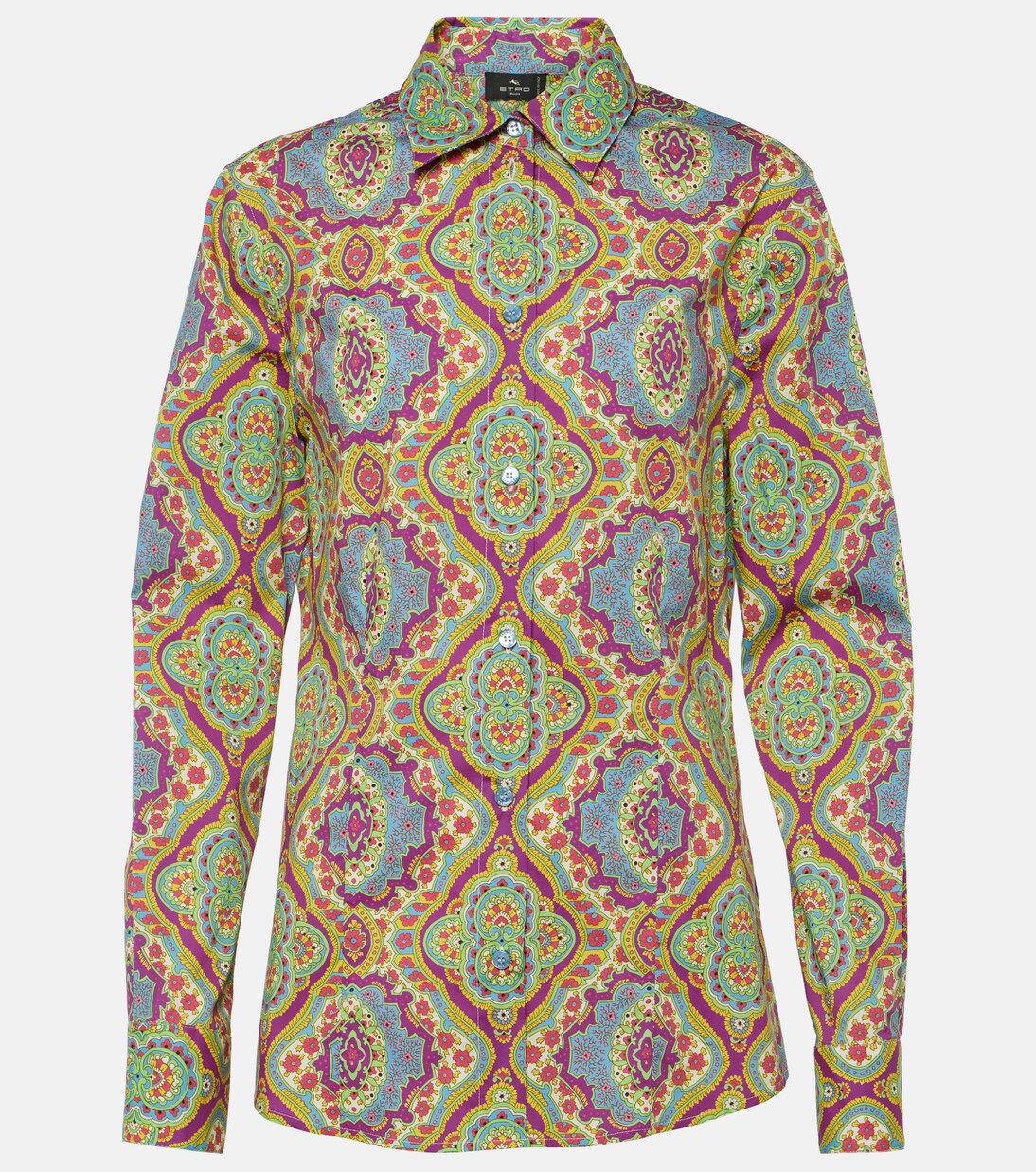 Printed cotton-blend shirt  | Etro