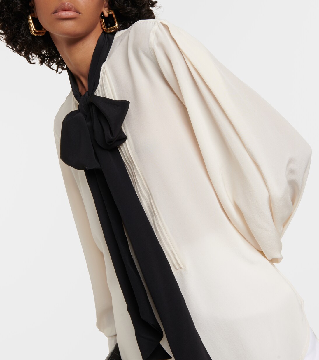 Schluppenbluse aus Seide | Victoria Beckham