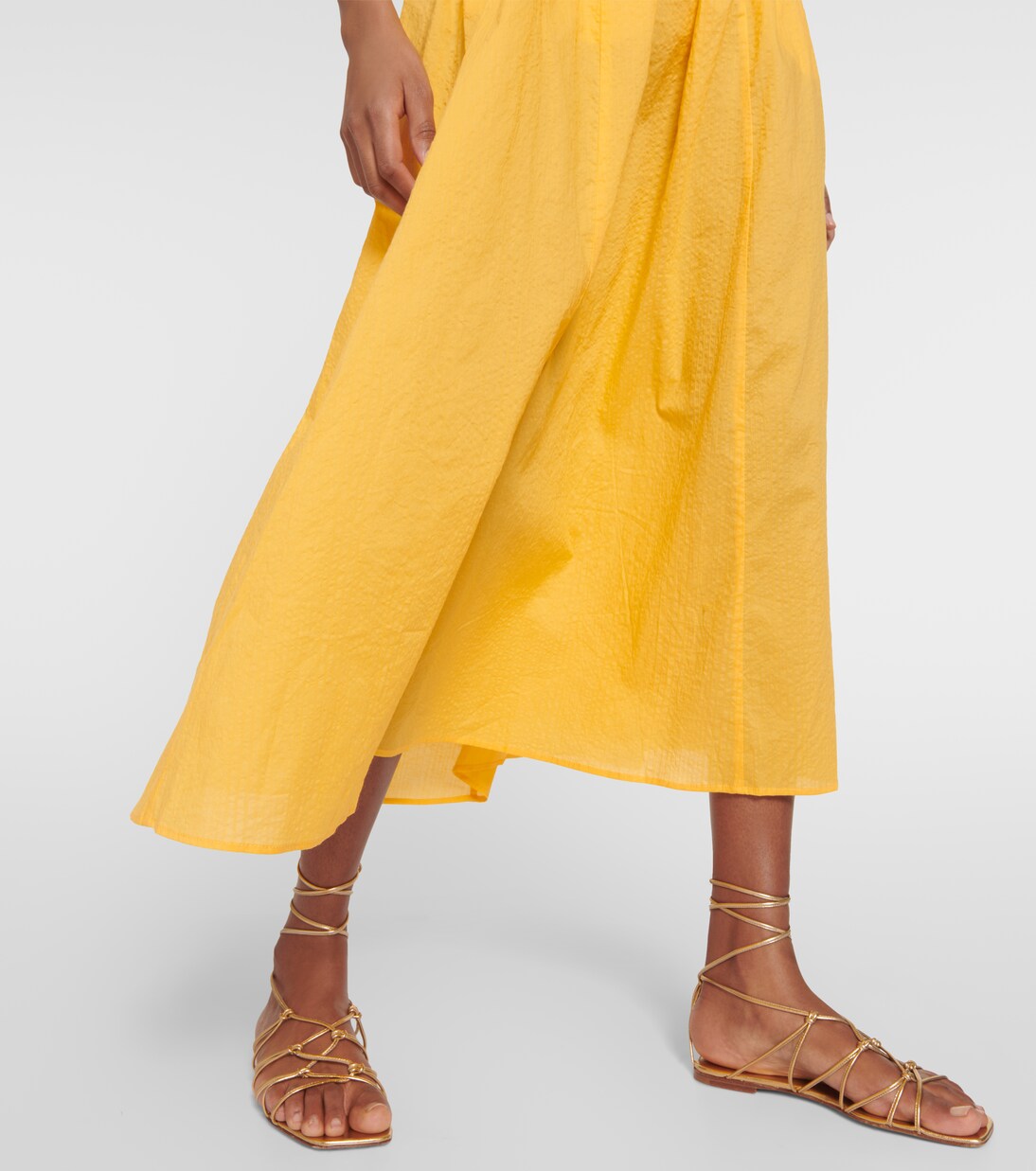 Robe midi Alberobello en coton | Marysia