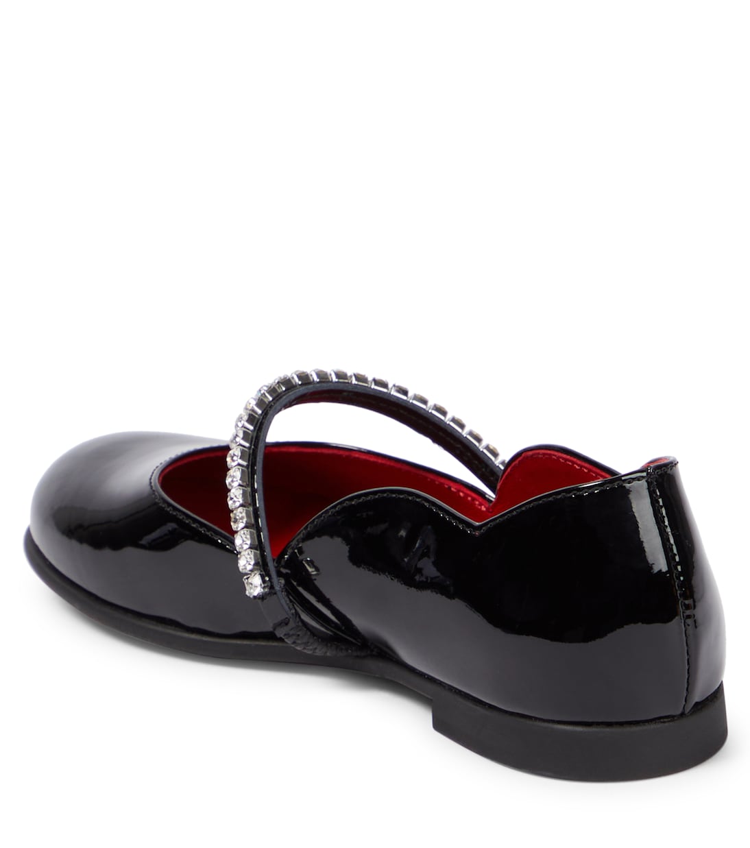 Ballerine in vernice con cristalli | Christian Louboutin Kids