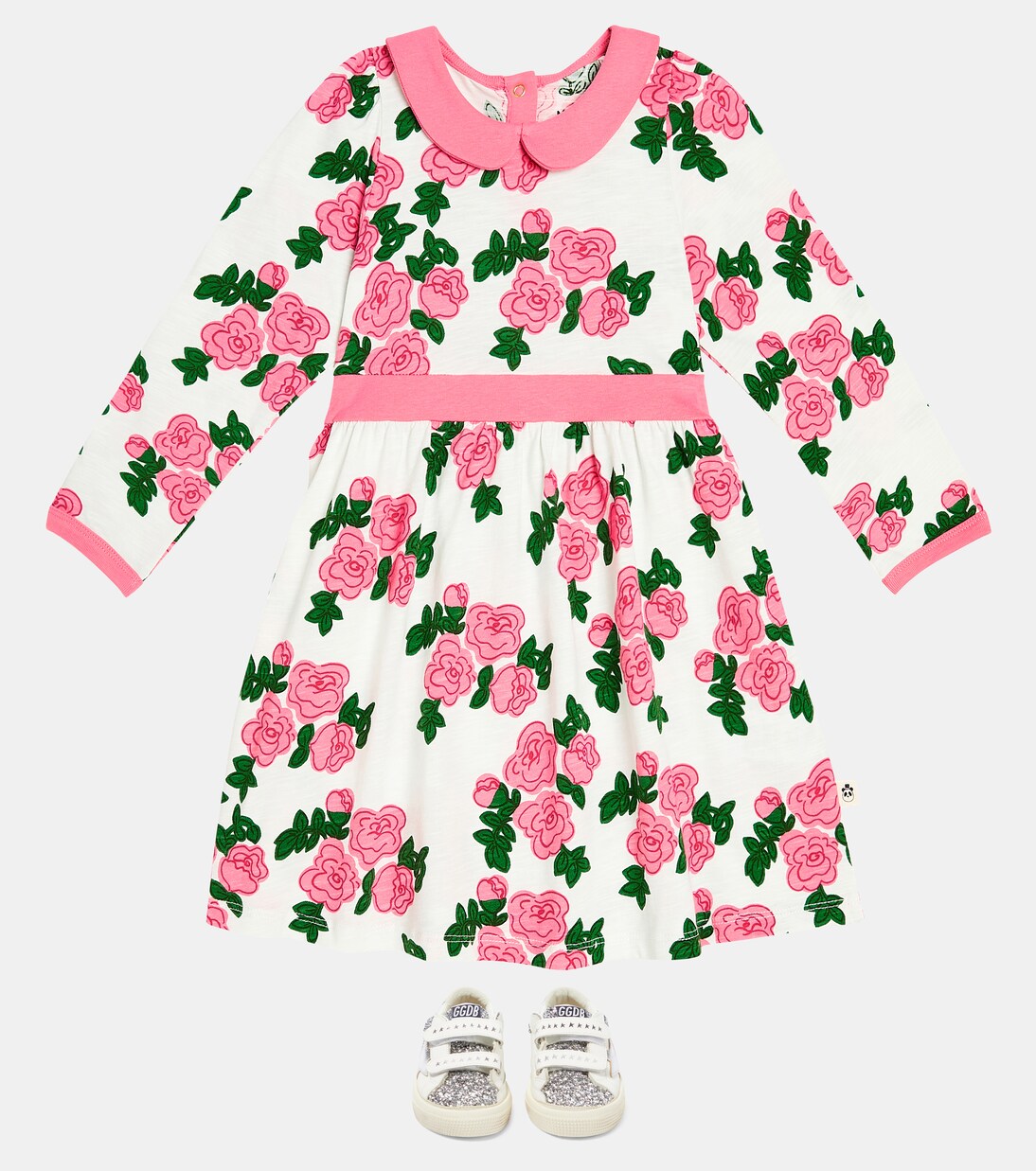 Roses cotton dress | Mini Rodini