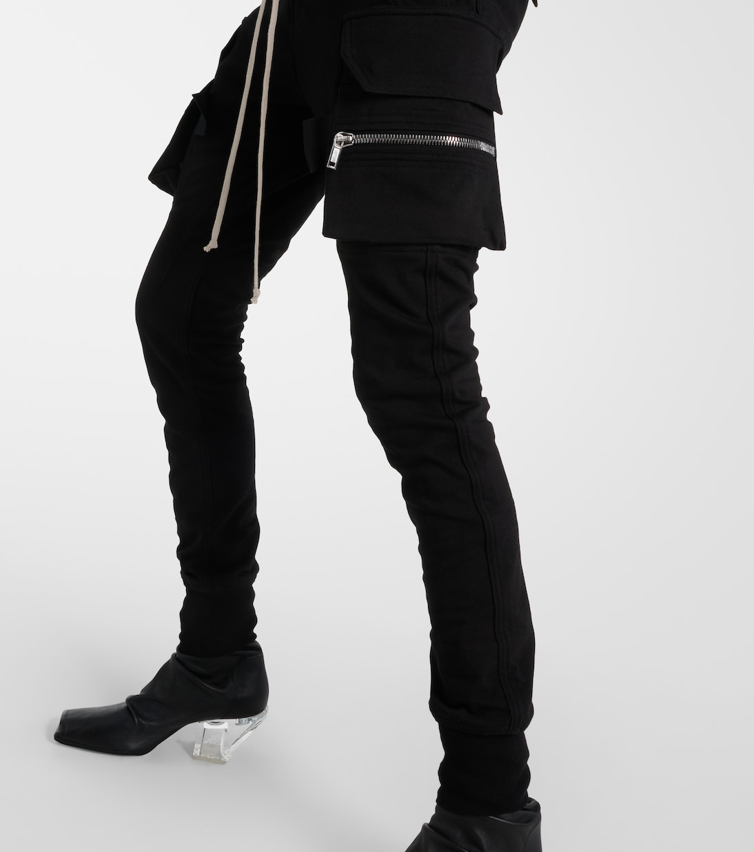 High-Rise-Cargohose aus Baumwolle | Rick Owens