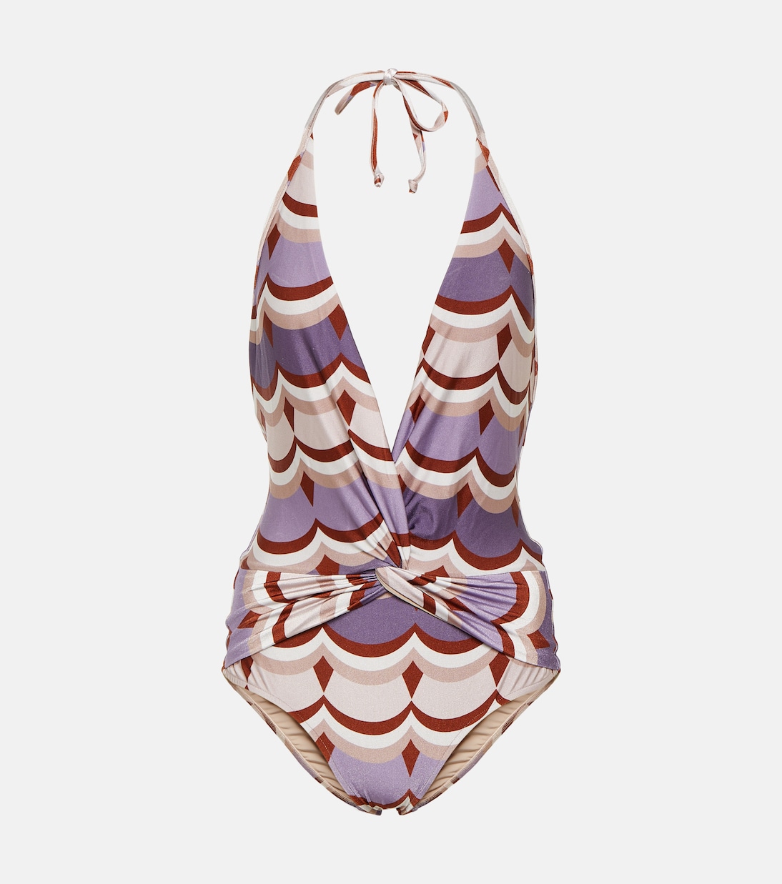 Vintage Waves 프린트 스윔수트 | Adriana Degreas