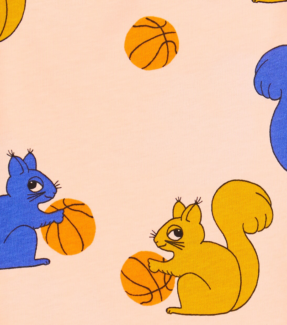 Squirrels cotton jersey sweatpants | Mini Rodini