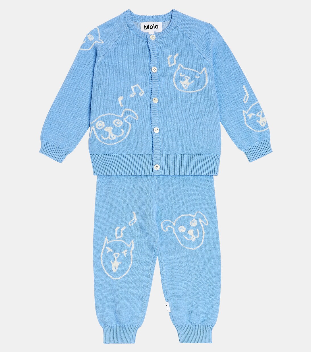 Bebé - set de cárdigan Brody y pantalones Sol | Molo