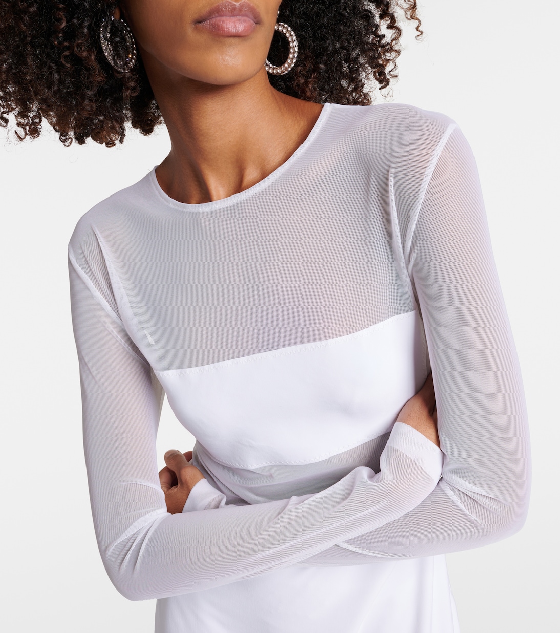 Robe Dash Dash en résille | Norma Kamali