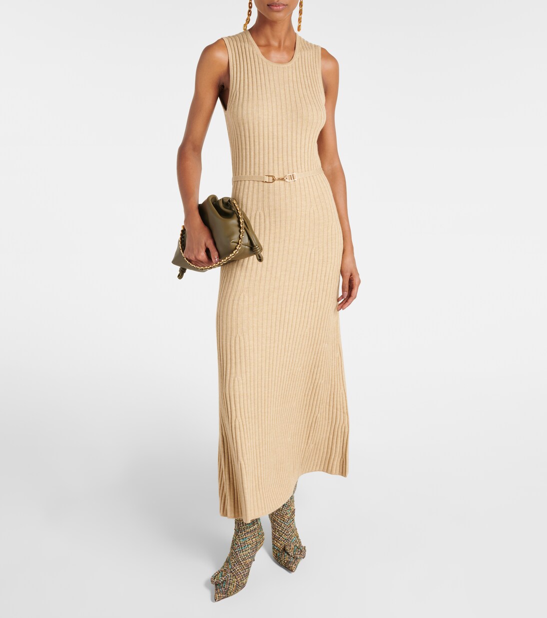 55圈圈呢及踝靴 | Gianvito Rossi